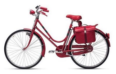 Red bicycle